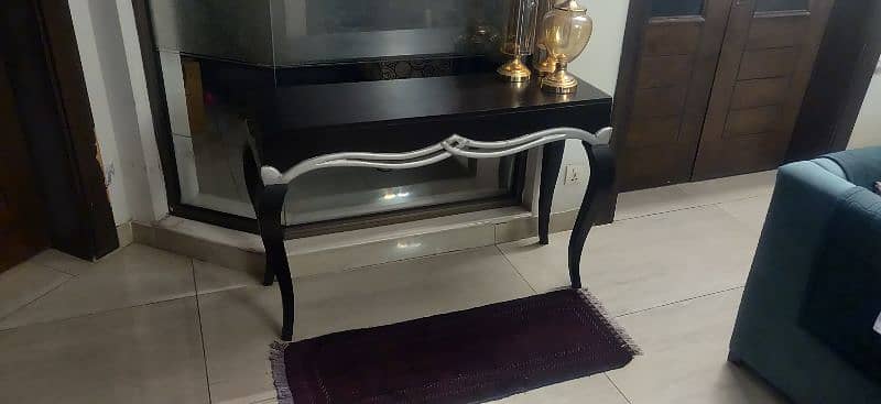 slim and sleek console table 1