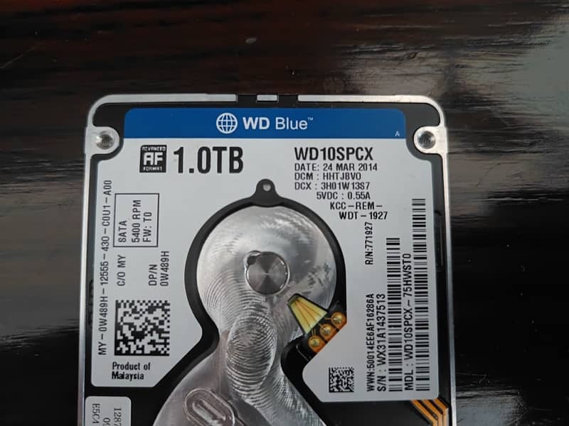 WD BLUE SLIM 1TB LAPTOP HDD (HARD DISK DRIVE) 3