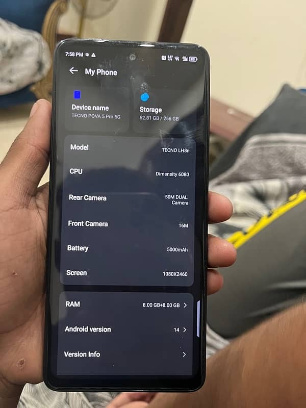 tecno pova 5 pro 5G for sale. 2