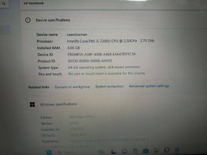 Hp core i5 7th gen bhtreen condition 6