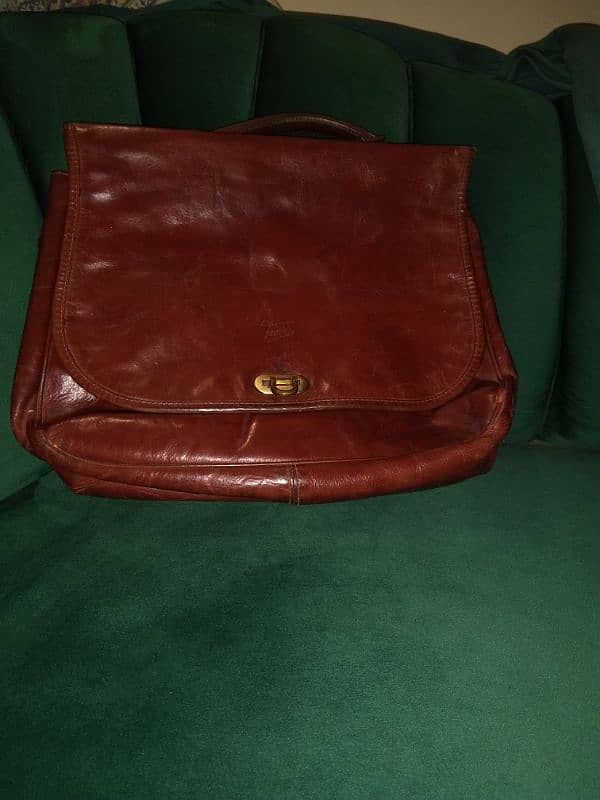 Original Vintage Leather Bag for sale 9