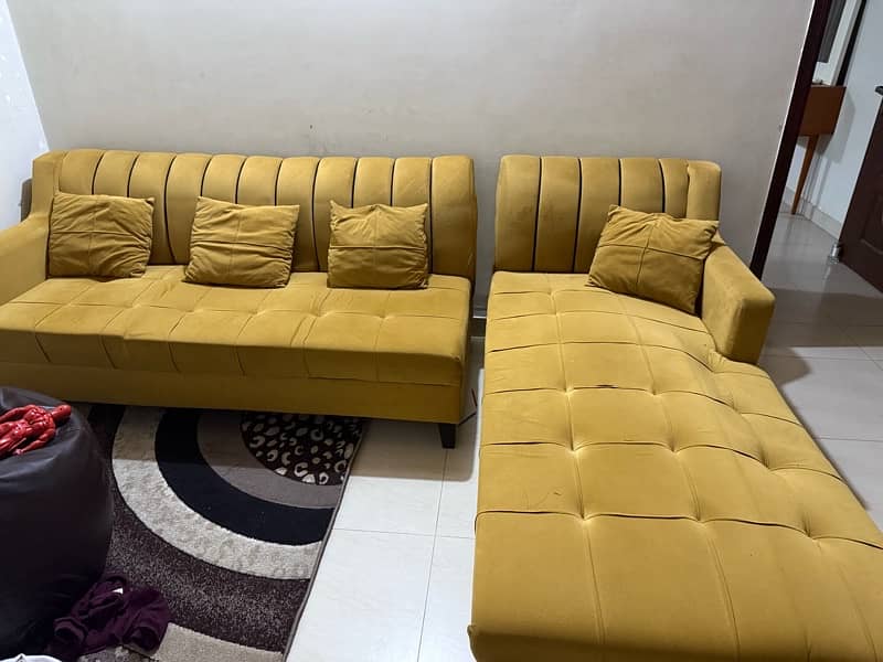 L shaped nice sofas 1