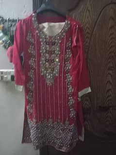 suit for chiffon Red like new