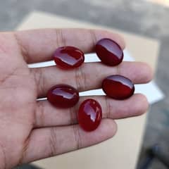 natural red Aqeeq stone