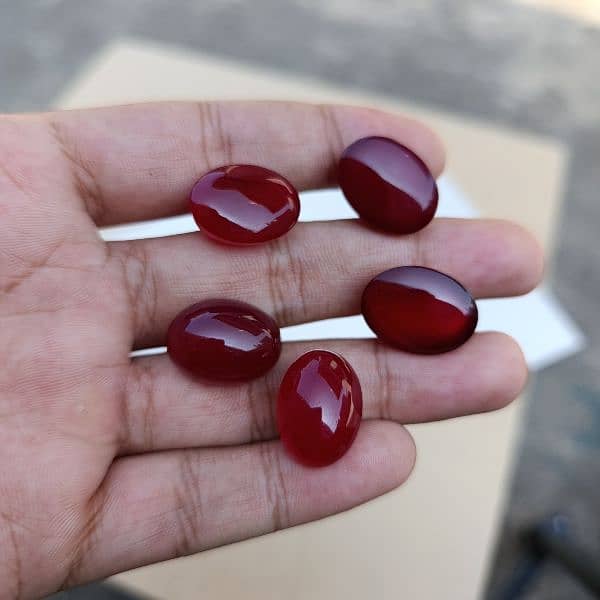 natural red Aqeeq stone 0