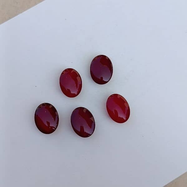 natural red Aqeeq stone 3