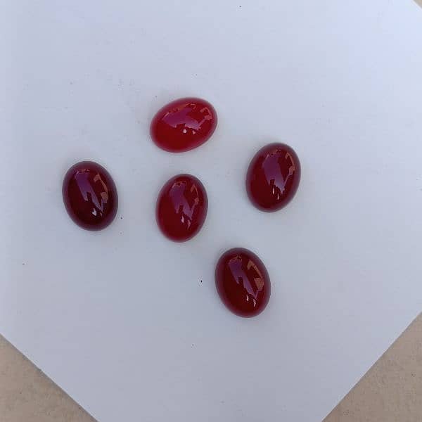 natural red Aqeeq stone 4