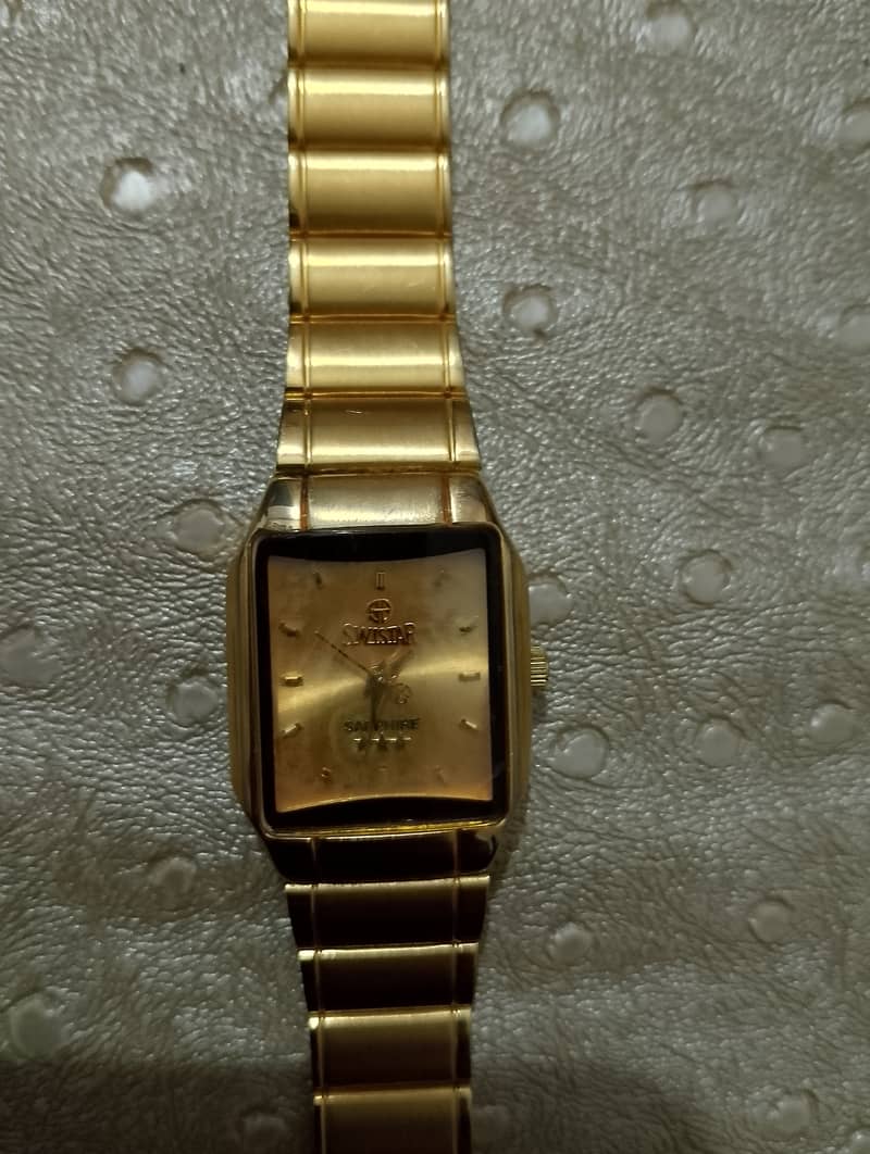 Swistar 22k gold Electroplated woman watch 2