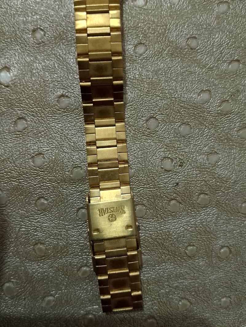 Swistar 22k gold Electroplated woman watch 5