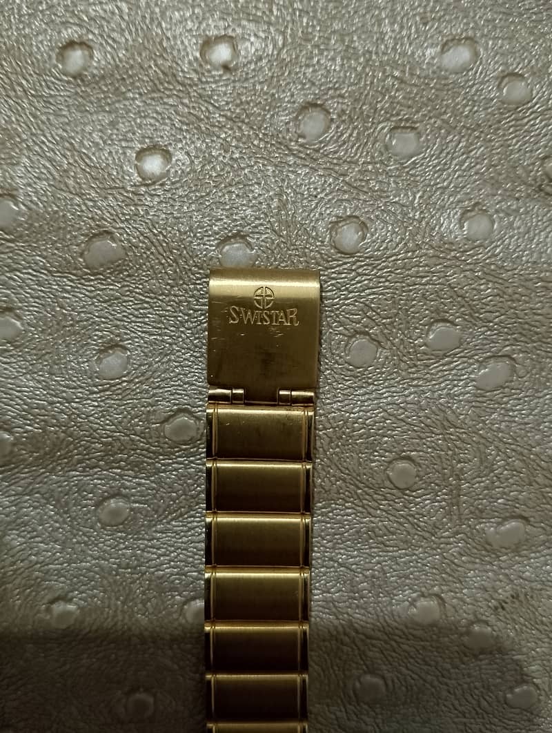 Swistar 22k gold Electroplated woman watch 6