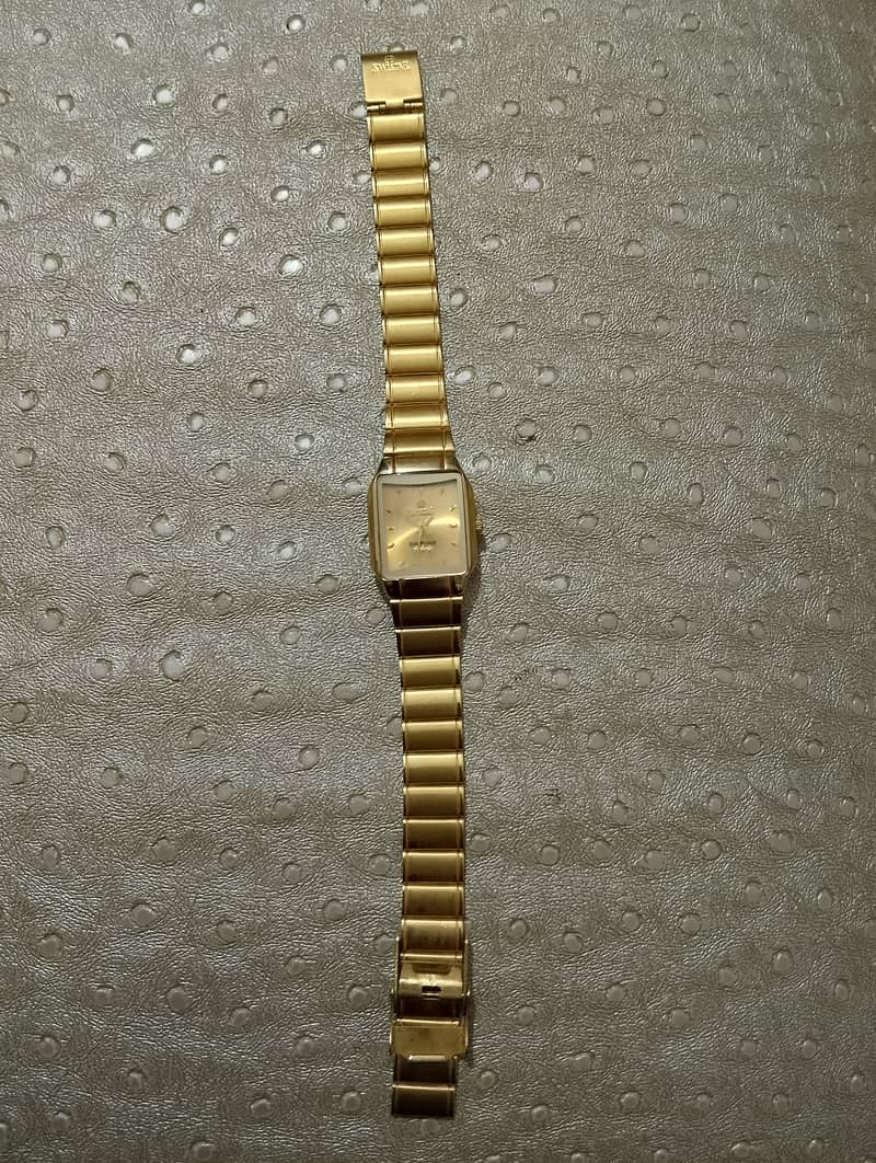 Swistar 22k gold Electroplated woman watch 7