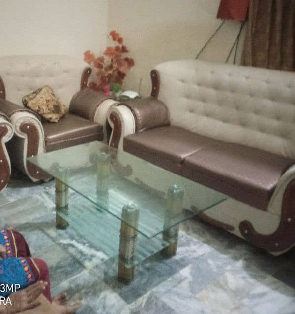 6 seater sofa 1 center glass table 13