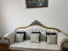 Six Seater Chinioti Style Sofa with Table