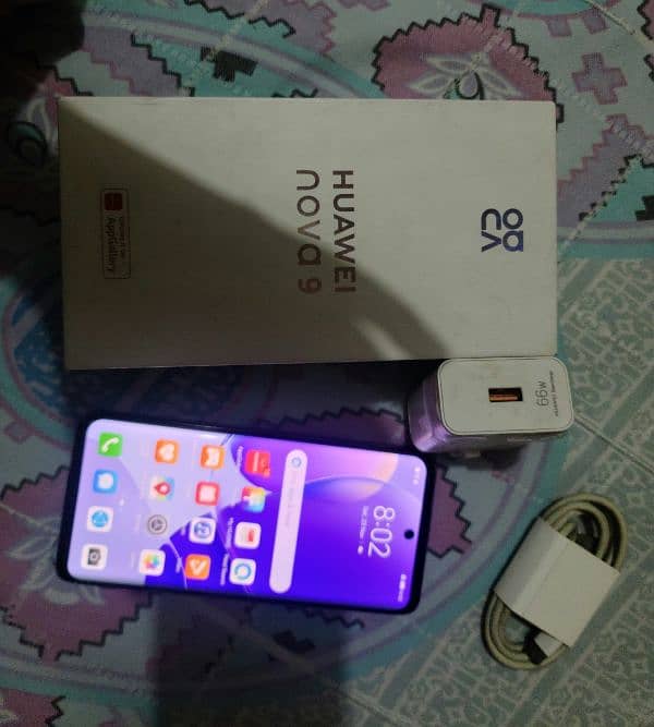 Huawei Nova 9 non pta with box 10/10 0