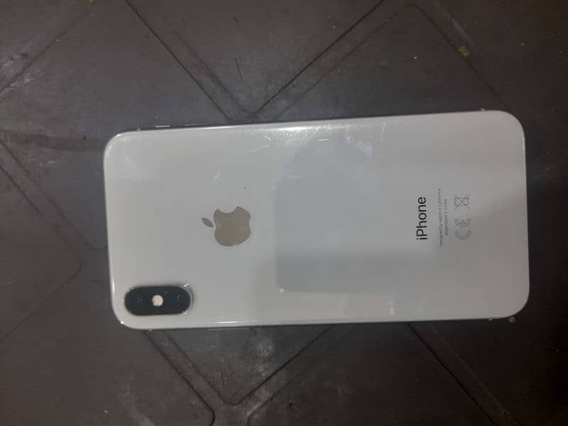 I phone x 256GB 10by10 pta register all ok face  Id of 1