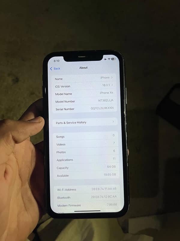 iphone xr pnl chng but original faceid on faktry unlok non pta 64gb 5