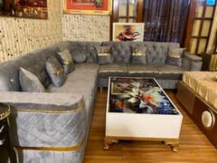 Few months used Lshape 7,seater sofa set excellent condition