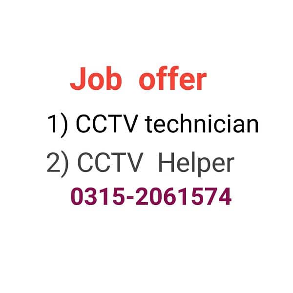 CCTV technician 0