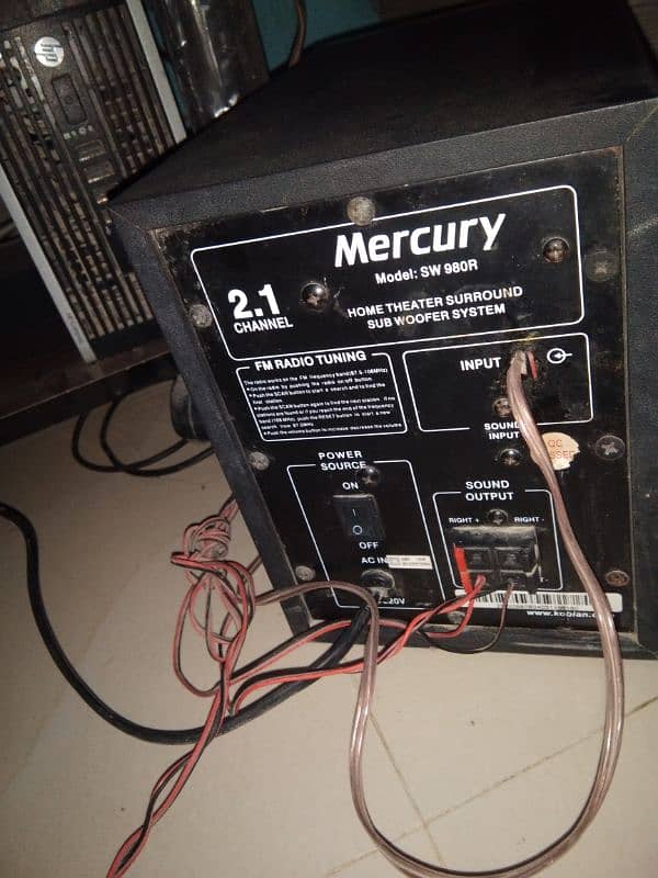 hight qualify bass mercury 2.1 with tadio system jenian condition 0