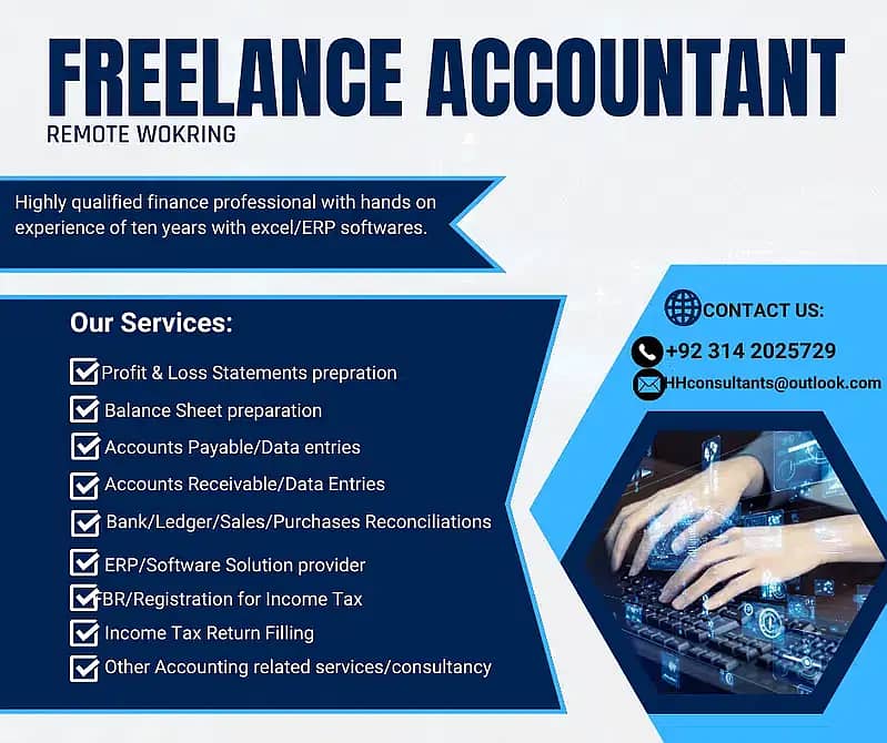 Freelance Accountant/Tax Consultant/ERP 1