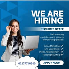 online jobs/full time/part time/simple typing jobs for boys and girls