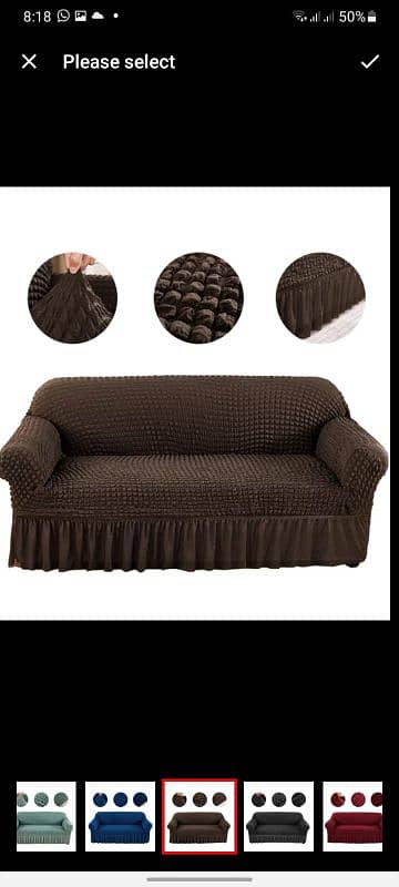 Bubble Sofa Cover New All size /0322. . 067.63. 64. . / 8