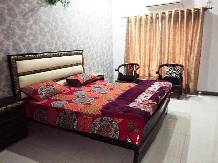 one bedroom short anhd daily basis time avalabile for rent in bharia town islmabad 1