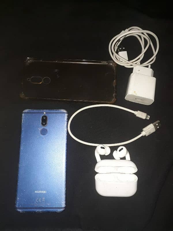 All package Huawei mate 10 lite and Earphones apple original 0