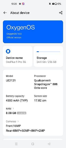 Oneplus 9 Pro DUAL Sim one plus 8