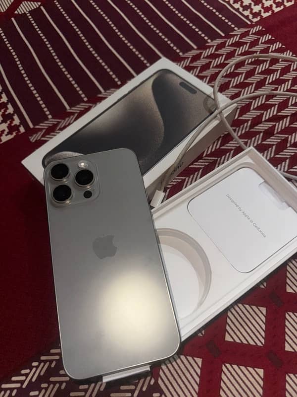 iphone 15 pro max fu HK model natural titanium 03262656208 98 health 5