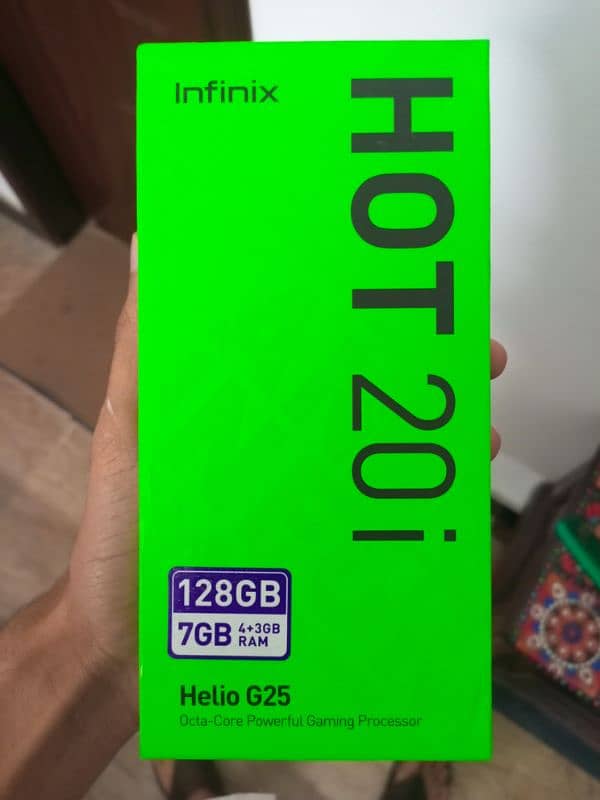 Infinix hot20i 6/128Gb Official Pta approved complete box 0