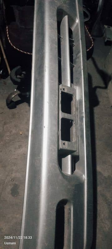 Mehran front bumper( silver color) 2