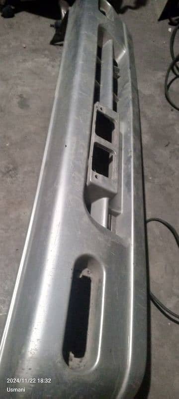 Mehran front bumper( silver color) 3