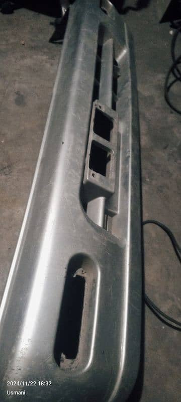 Mehran front bumper( silver color) 4