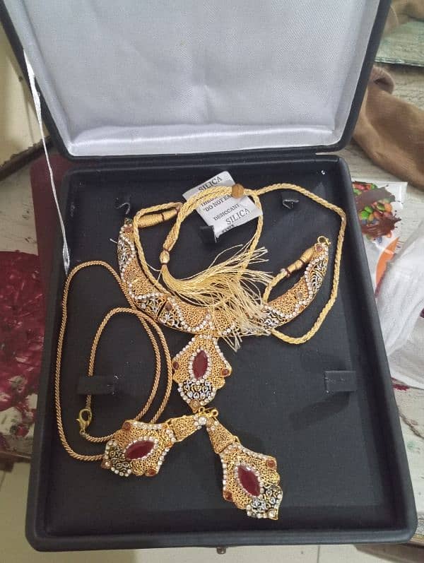 Gold plated bridal jewellery set 1