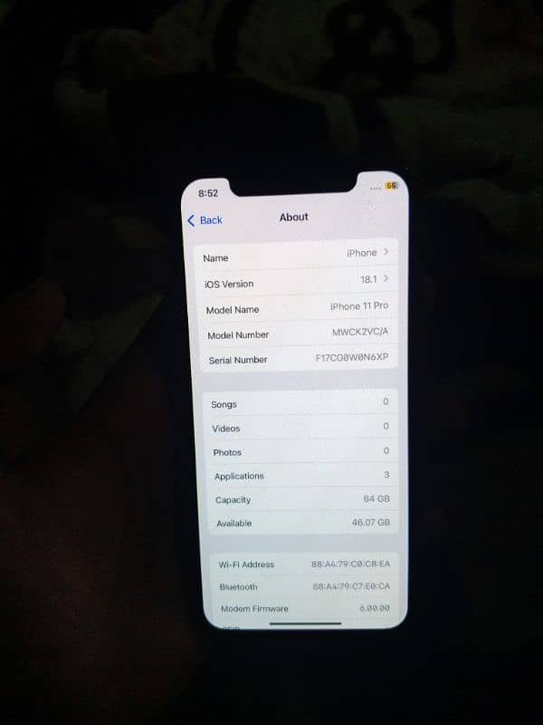 I phone 11 pro non pta 7