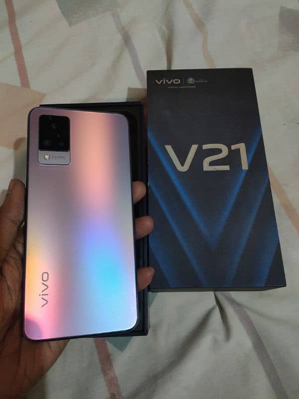 vivo V21 8+4-128 complete box ok 0