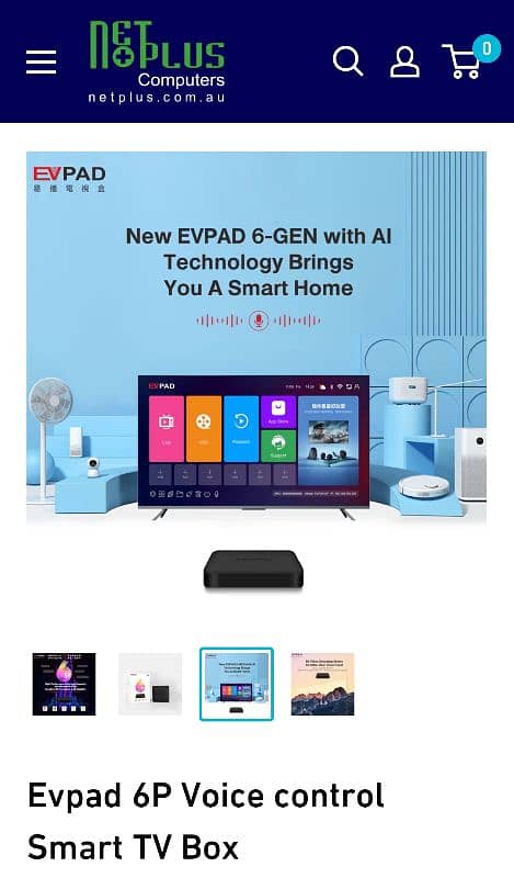 Evpad 6P android  Box AI voice remote Box 8 Core  Box 6 Gen  4+64 5