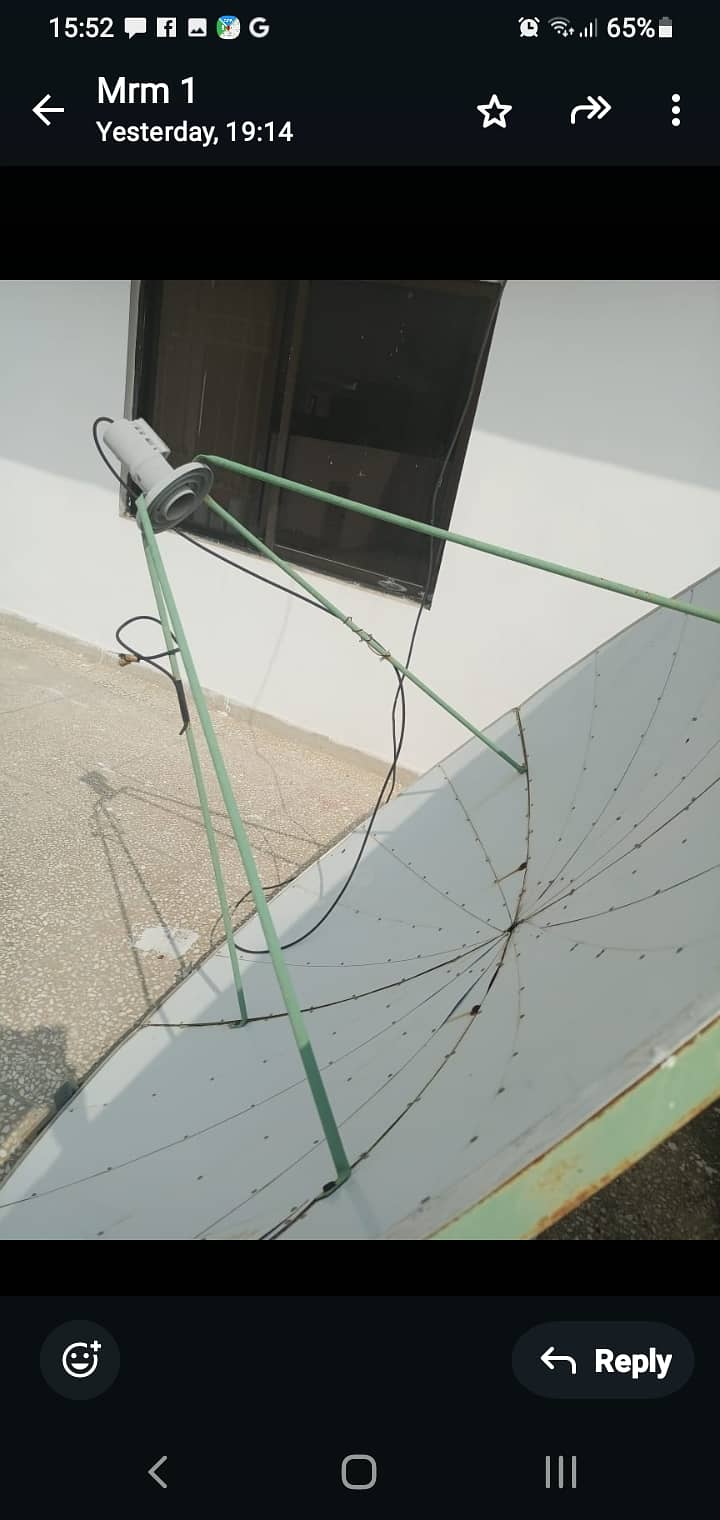 Dish antenna . Call me. 03345157558 1