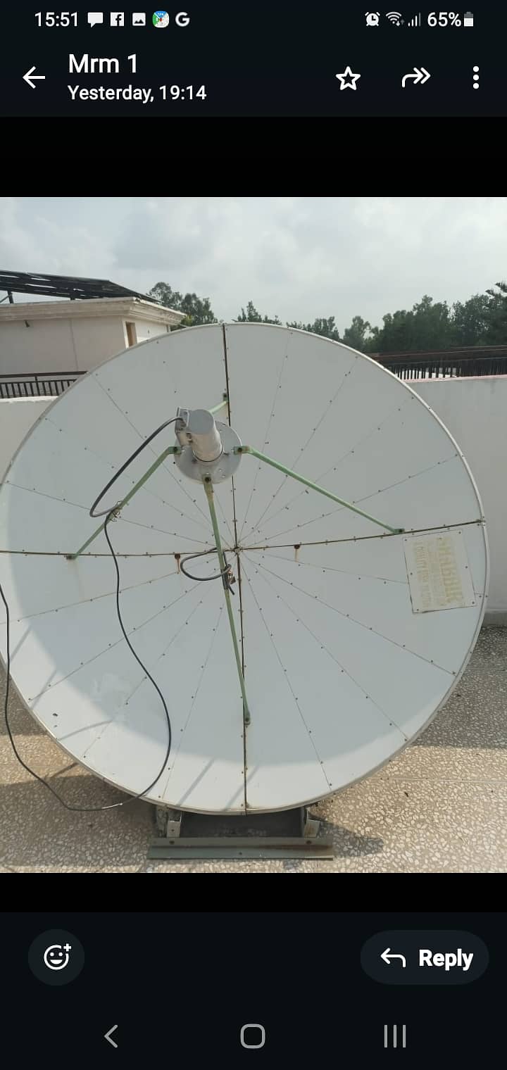 Dish antenna . Call me. 03345157558 3