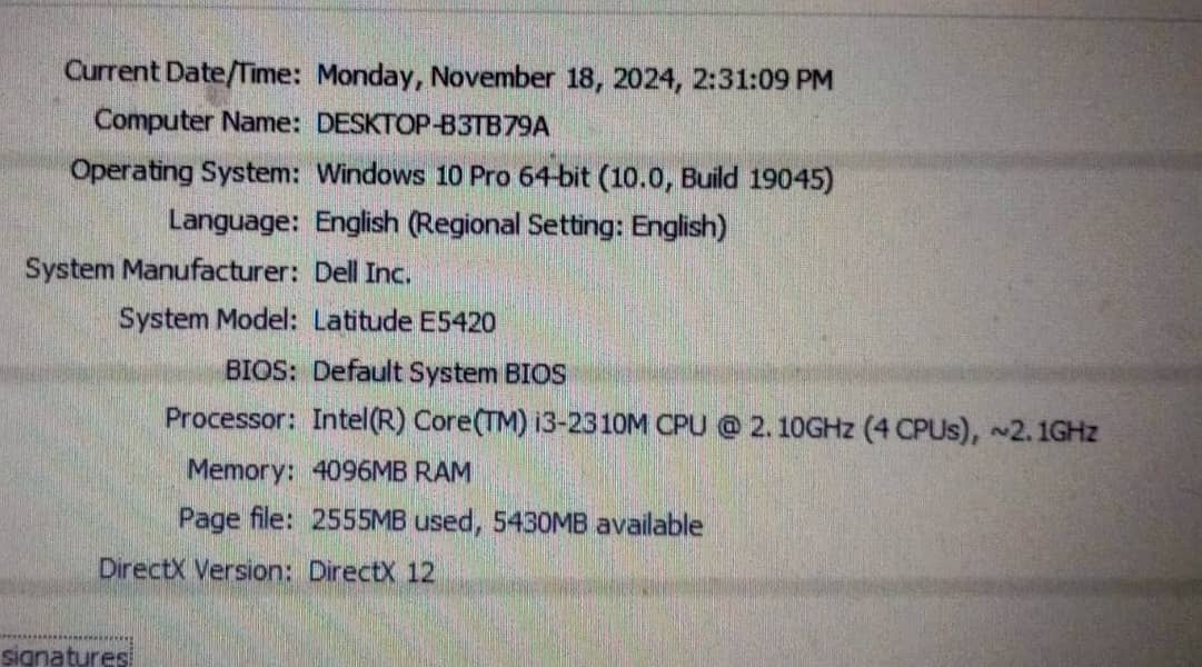 Dell Laptop Core i3 4GB Ram 128 SSD Urgent Sale 2