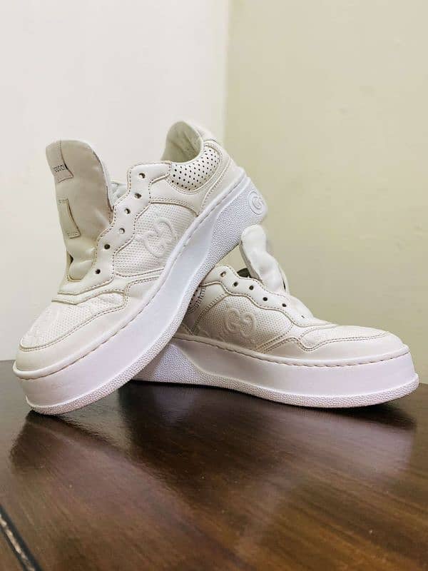 Gucci women's GG EMBOSSED TRAINER 2