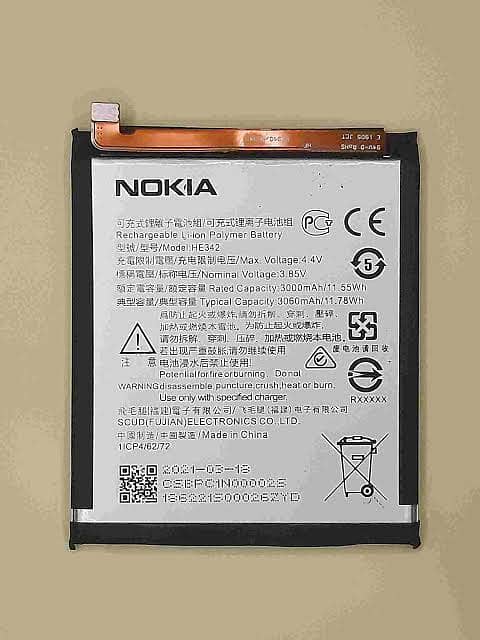 Nokia 6.1 plus original battery 0