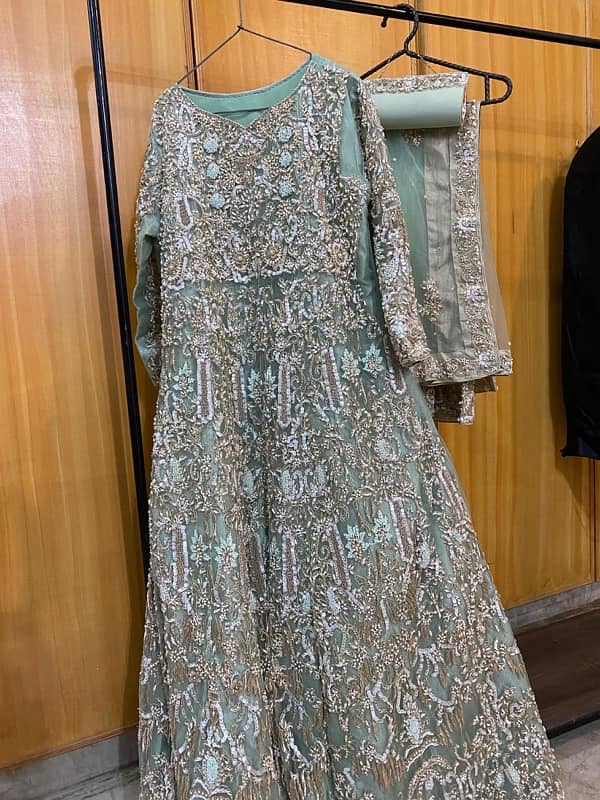 Pistachio Green Walima Maxi 4