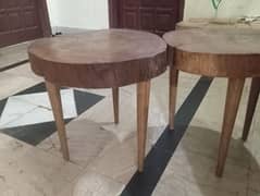 Pinewood side tables