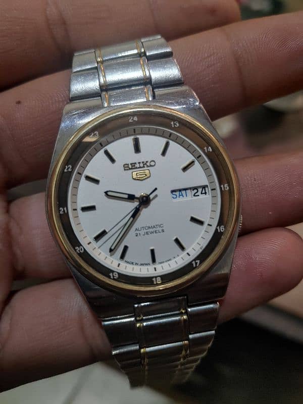 Seiko 5 Automatic watch 10/10 Made in Japan 2