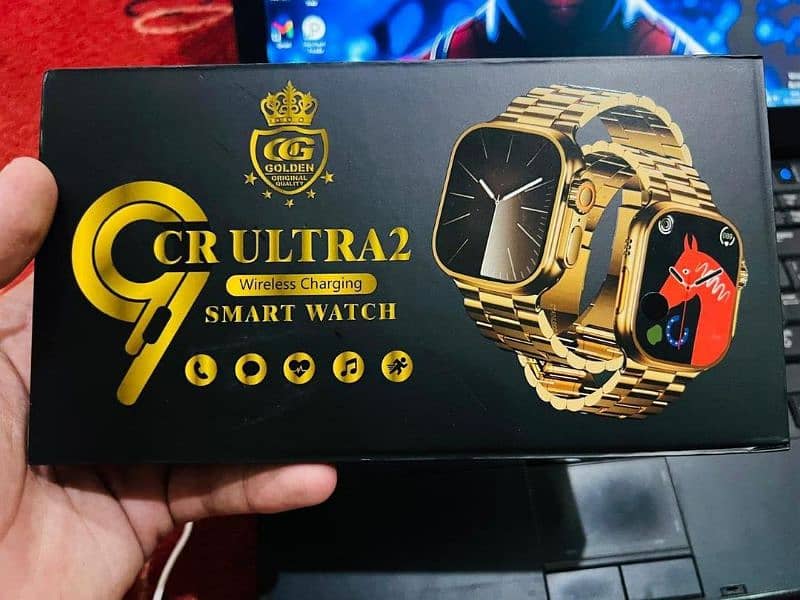 Golden Bluetooth watch good size home delivery (Read description) 0