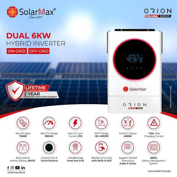 SolarMax Orion Dual 6kw 0