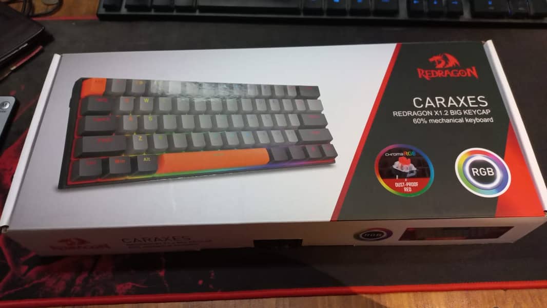 Redragon Caraxes K644GG-RGB 60% Wired Mechanical Gaming Keyboard - Re 4