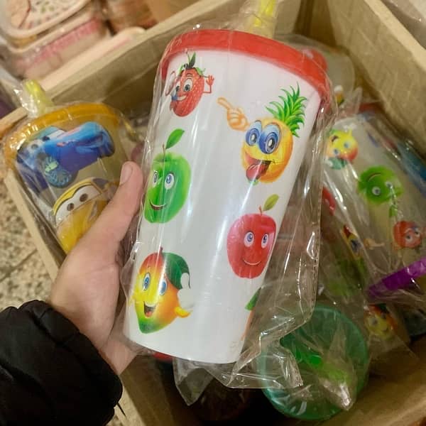 BEAUTIFUL KIDS WATER JUICE GLASS AND CUPS *diffrent price range 7